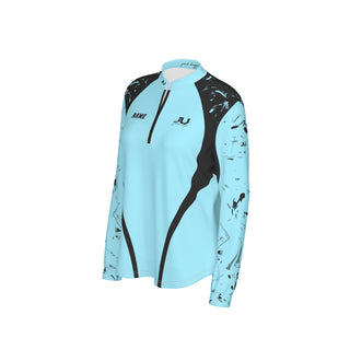Pink Dagger Sky Blue Long Sleeve Women's Jersey