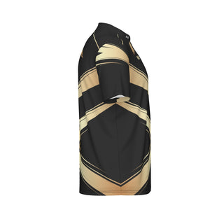 Pink Dagger Gold Lines Men's Jersey