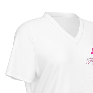 Breast Cancer Women's V-Neck Tee