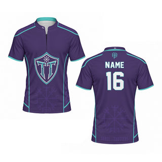 Table Trotters Purple Teal Raglan Men's Sport