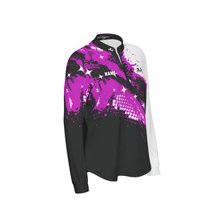 Pink Dagger Splash Long Sleeve Women's Jersey