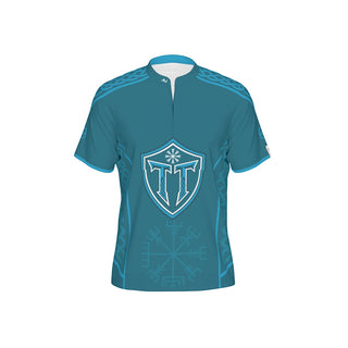 Table Trotters Teal Raglan Men's Sport