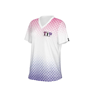 Geo fade white Women's Tech Tee