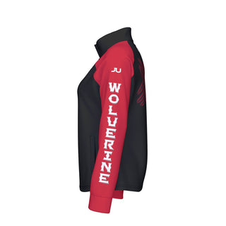 Wolverine Red Women's Track Jacket