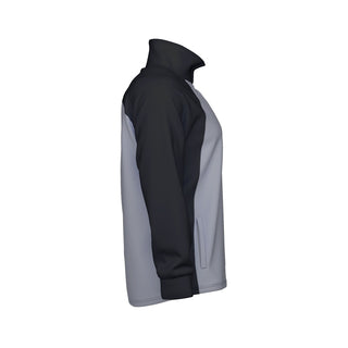 Men's Gray Raglan Track Jacket