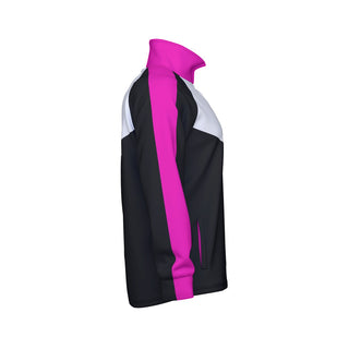 Pink Dagger Chevron Stripe Men's Track Jacket