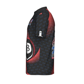 TAP Nationals 2025 8 Ball Red Men's Sport Collar