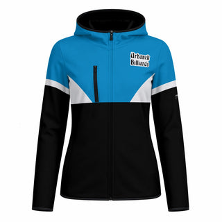 Urbanek Blue Hooded Women's Jacket