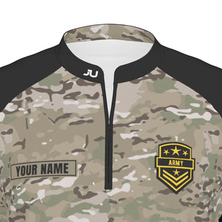 USA Army Camo Men's Raglan Jersey