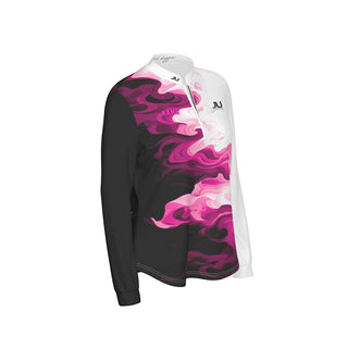 Pink Dagger Watercolor Long sleeve Women's Jersey