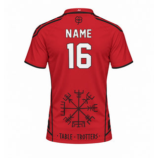 Table Trotters Red Raglan Men's Sport
