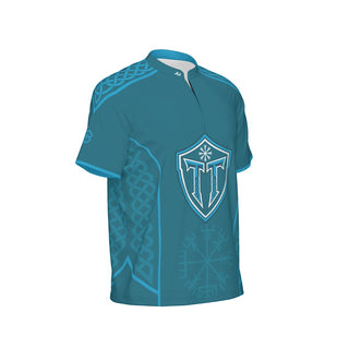 Table Trotters Teal Raglan Men's Sport