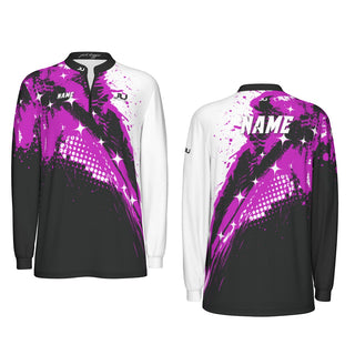 Pink Dagger Splash Long Sleeve Men's Jersey
