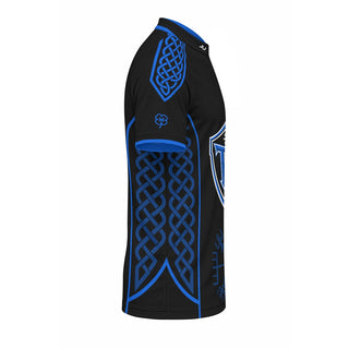 Table Trotters Black Blue Raglan Men's Sport