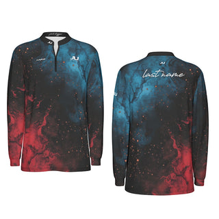 Pink Dagger Nebula Long Sleeve Men's Jersey