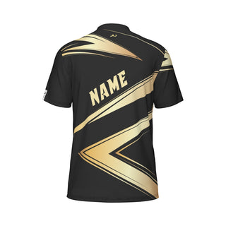 Pink Dagger Gold Lines Men's Jersey