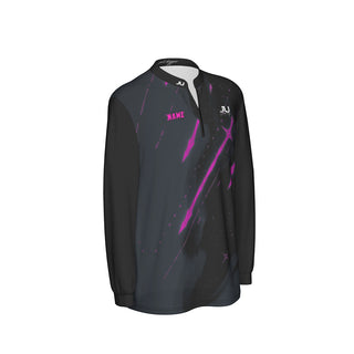 Pink Dagger Flying Daggers Long Sleeve Men's Jersey