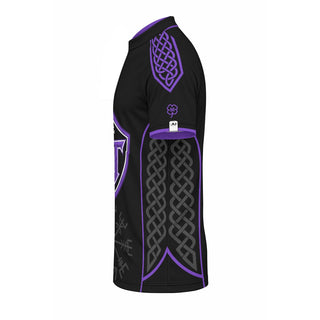 Table Trotters Black Purple Raglan Men's Sport