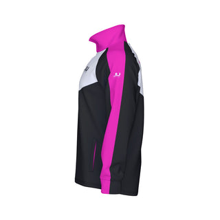 Pink Dagger Chevron Stripe Men's Track Jacket