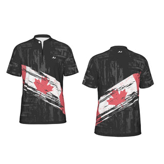 Faded Canada Flag Men's Sport Collar