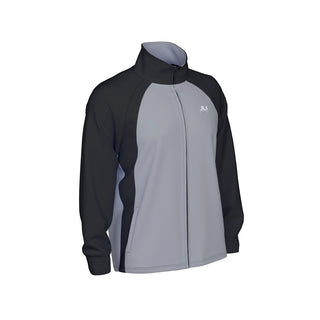 Men's Gray Raglan Track Jacket