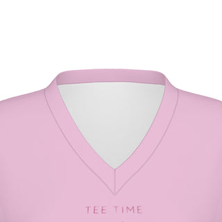 Tony Foundation Pink Women's V-neck