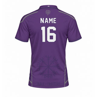 Table Trotters Purple Raglan Men's Sport