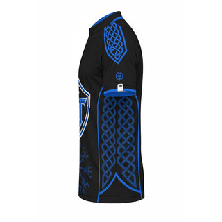 Table Trotters Black Blue Raglan Men's Sport