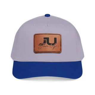 JU Leather Patch Baseball Cap