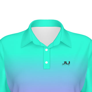 Candy Fade Women's Polo Collar Jersey