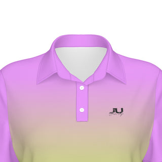 Candy Fade Women's Polo Collar Jersey