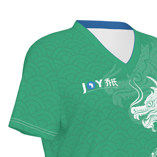 Joy Dragon Women's V-Neck Tee