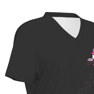 Breast Cancer Women's V-Neck Tee