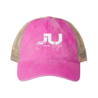 JU Script Women's Washed Mesh-Back Cap