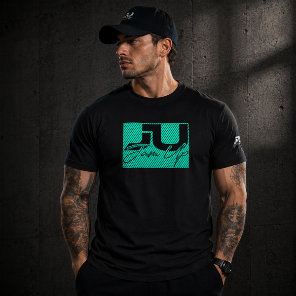 Jam Up Neon Grid Heavyweight Tee