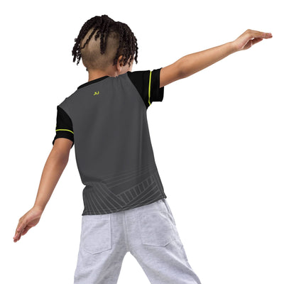 Millennial Yellow Kids crew neck t-shirt