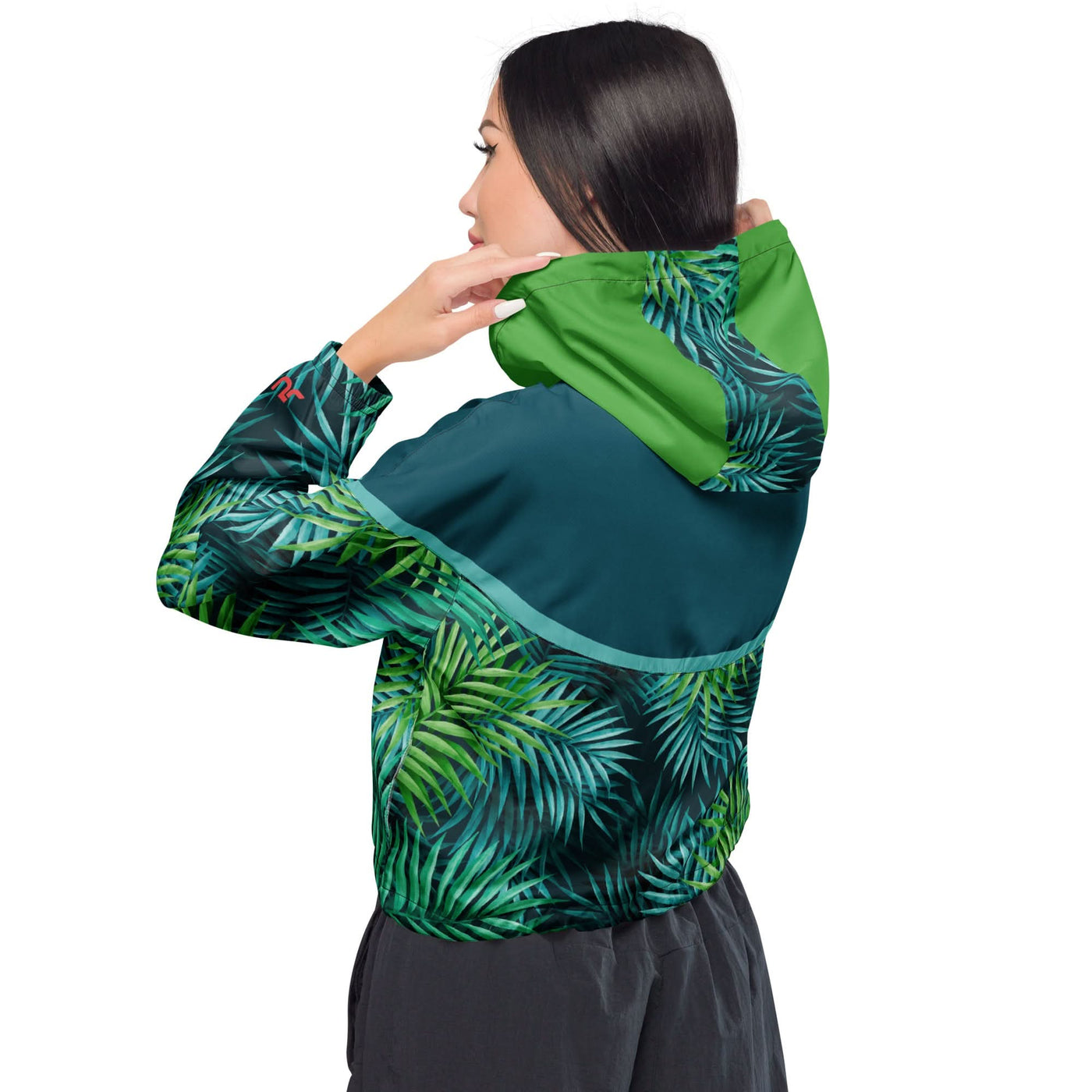 Tropical Women’s cropped windbreaker