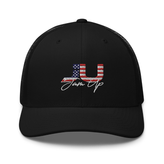 Jam Up USA Script Trucker Hat