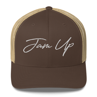 Jam Up Script Trucker Cap