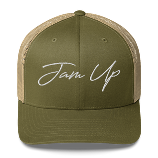 Jam Up Script Trucker Cap