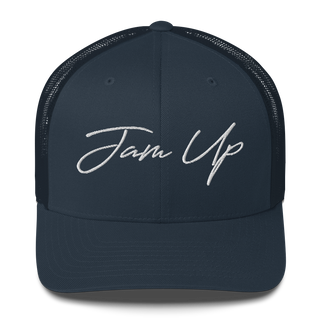 Jam Up Script Trucker Cap