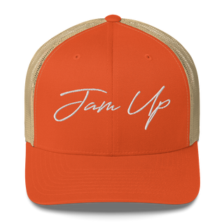 Jam Up Script Trucker Cap