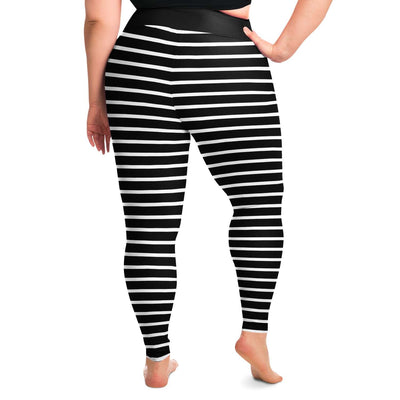Jam Up Stripe Plus Size Leggings