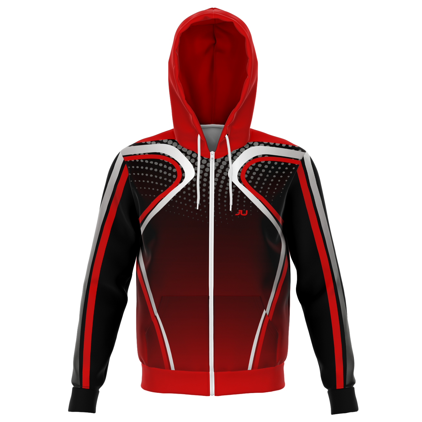 The Race Red Unisex Zip Hoodie