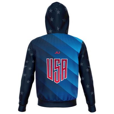Official 2021 Team USA Juniors Zip Hoodie - Dark Waters