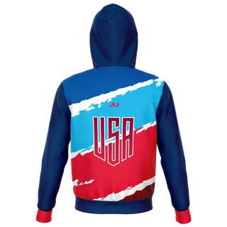 Official 2021 Team USA Juniors Zip Hoodie - Shredded