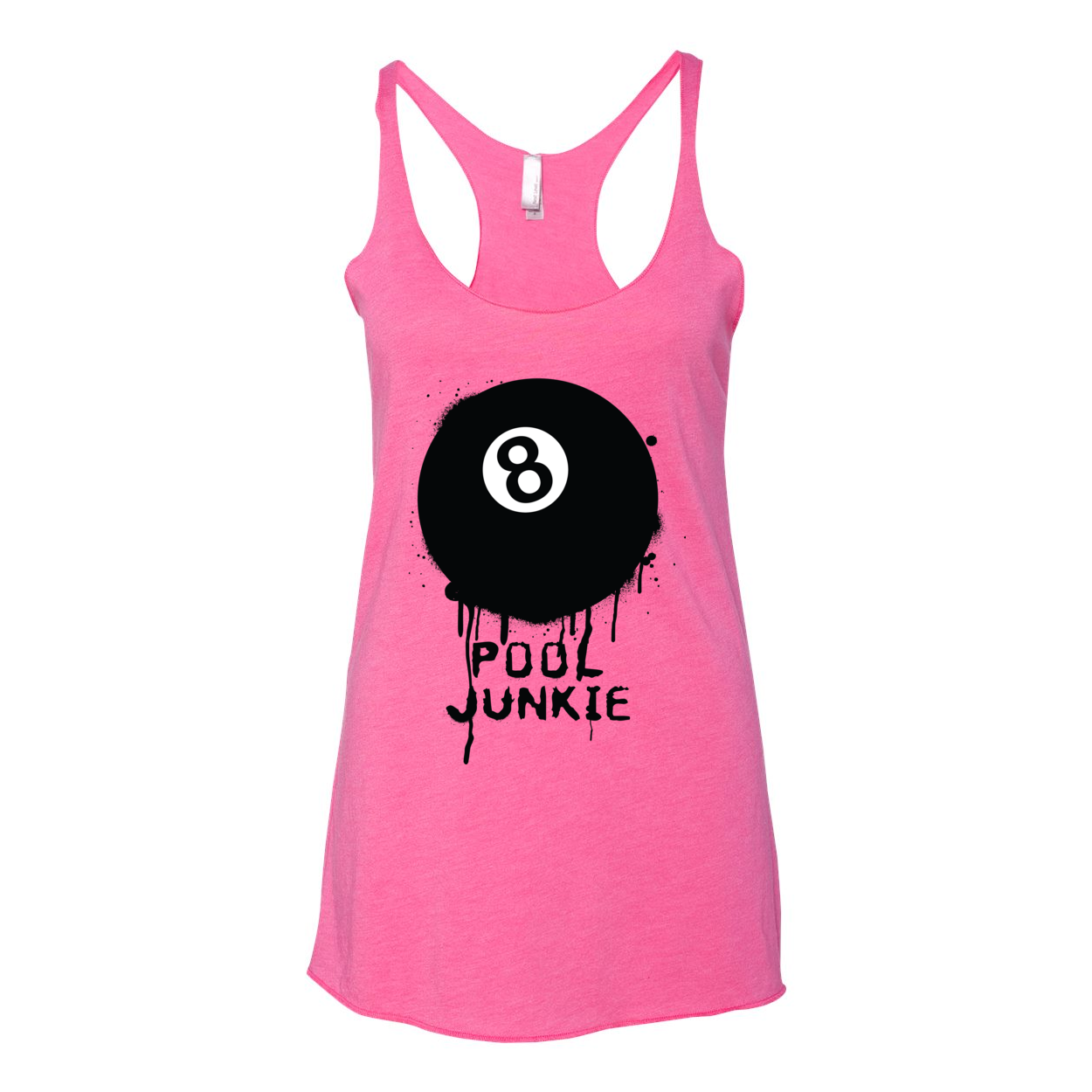 Pool Junkie Women’s Triblend Racerback Tank