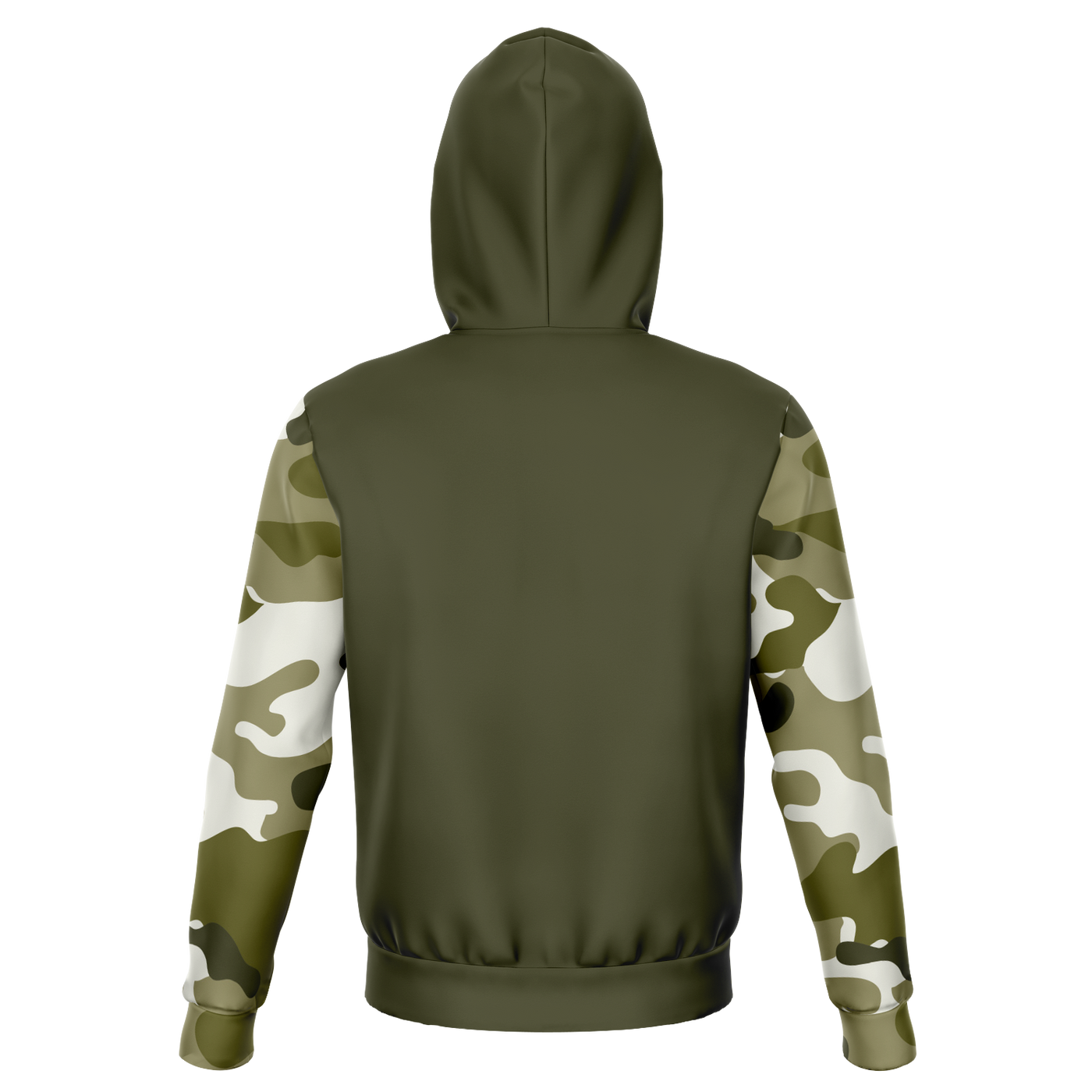 Olive Camo Pool Flag Unisex Hoodie