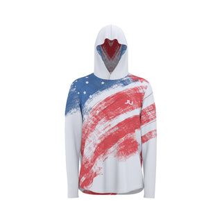 USA Splash Hooded Sun Shirt