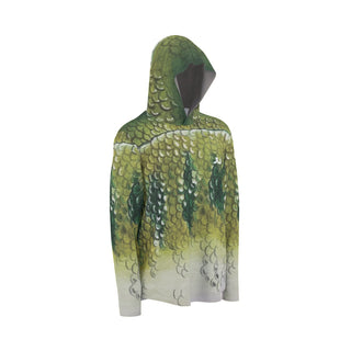 Large Mouth Bass Hooded Sun Shirt